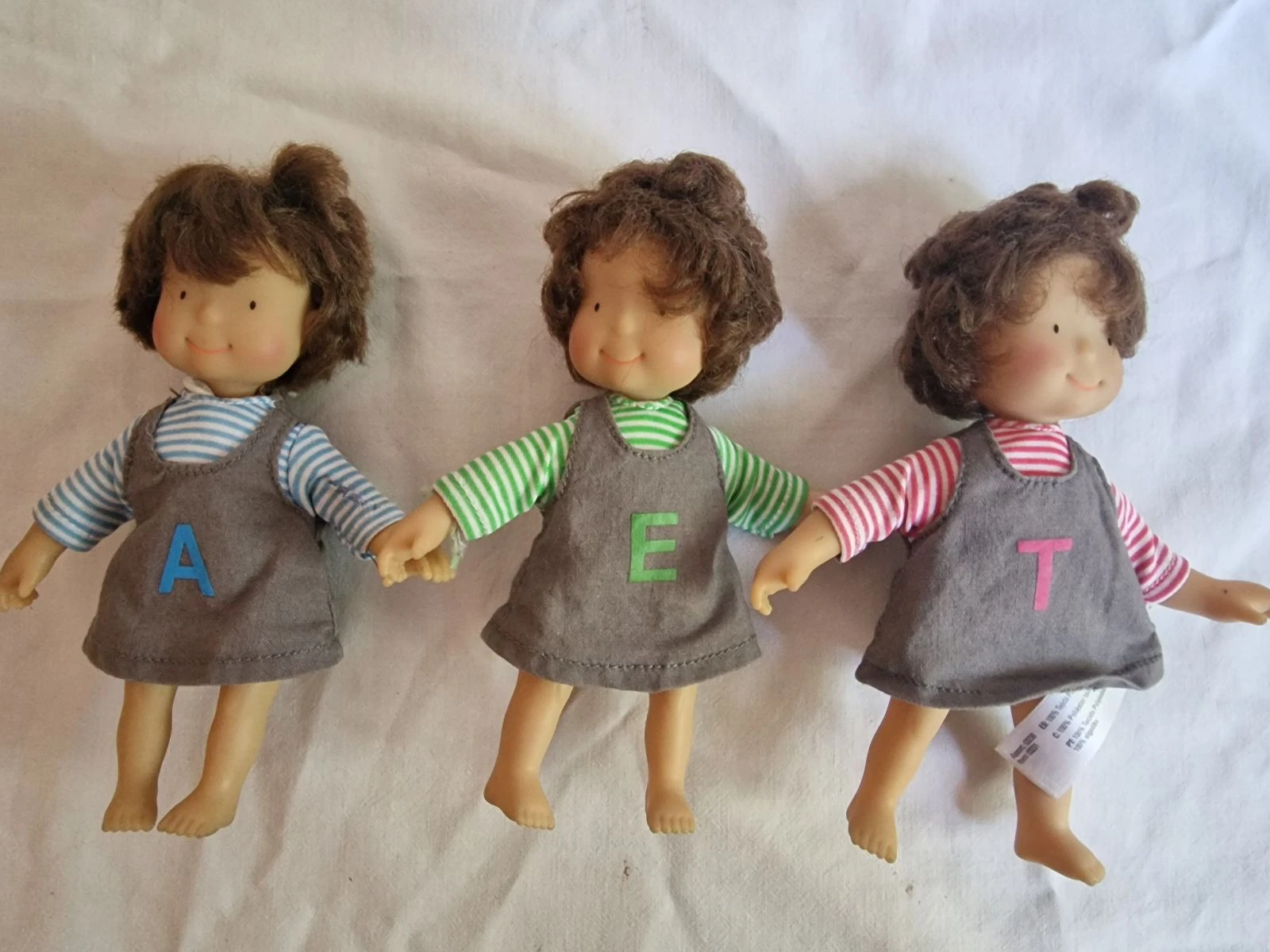 Lote 3 Muñecas Las Tres Mellizas - Ana, Teresa y Elena Originales
